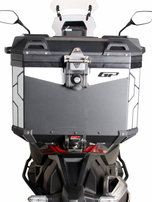 GP Kompozit Universal 37 lt Alüminyum Motosiklet Çantası Siyah